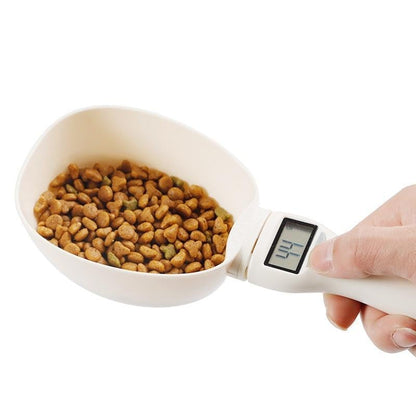 Cuillère doseuse digitale pour croquettes